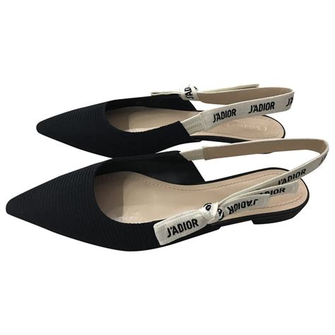 scarpe ballerine dior|Ballerine Dior in Pelle Nero taglia 38.5 EU .